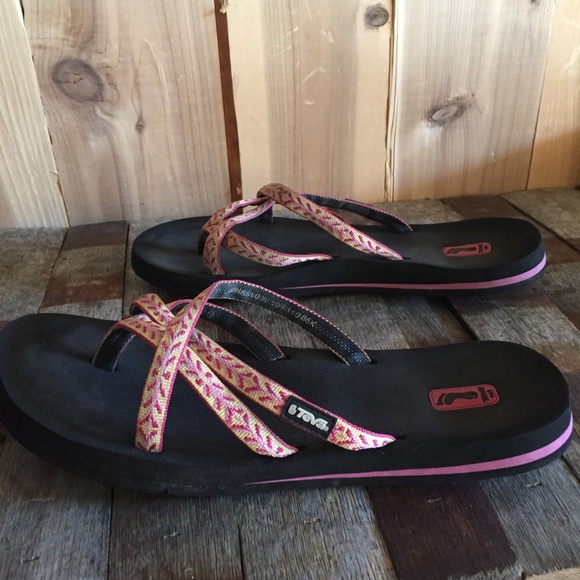SOLD 🏝Teva Olowahu Women's Flip Flops Summer Sand - Picture 3 of 7